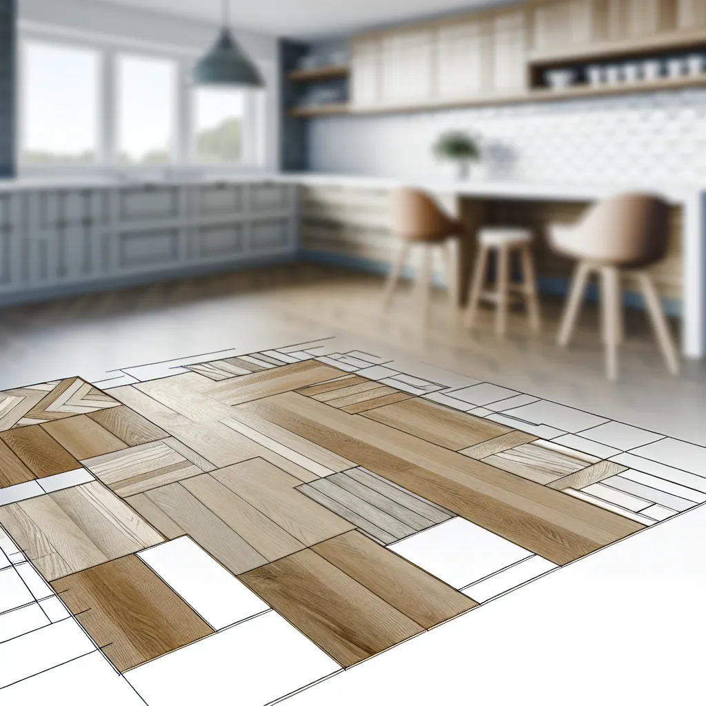 Natural oak flooring and textures