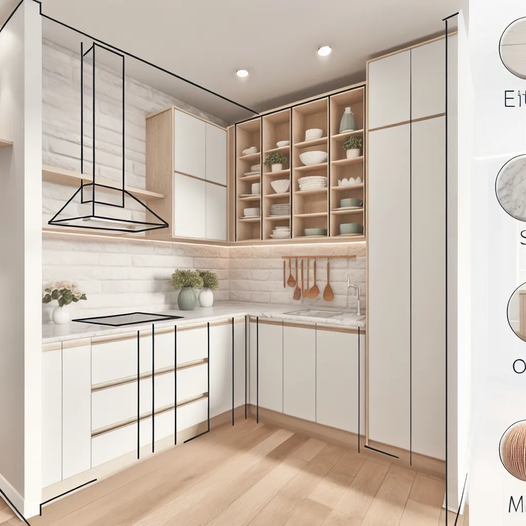 Optimized small kitchen design