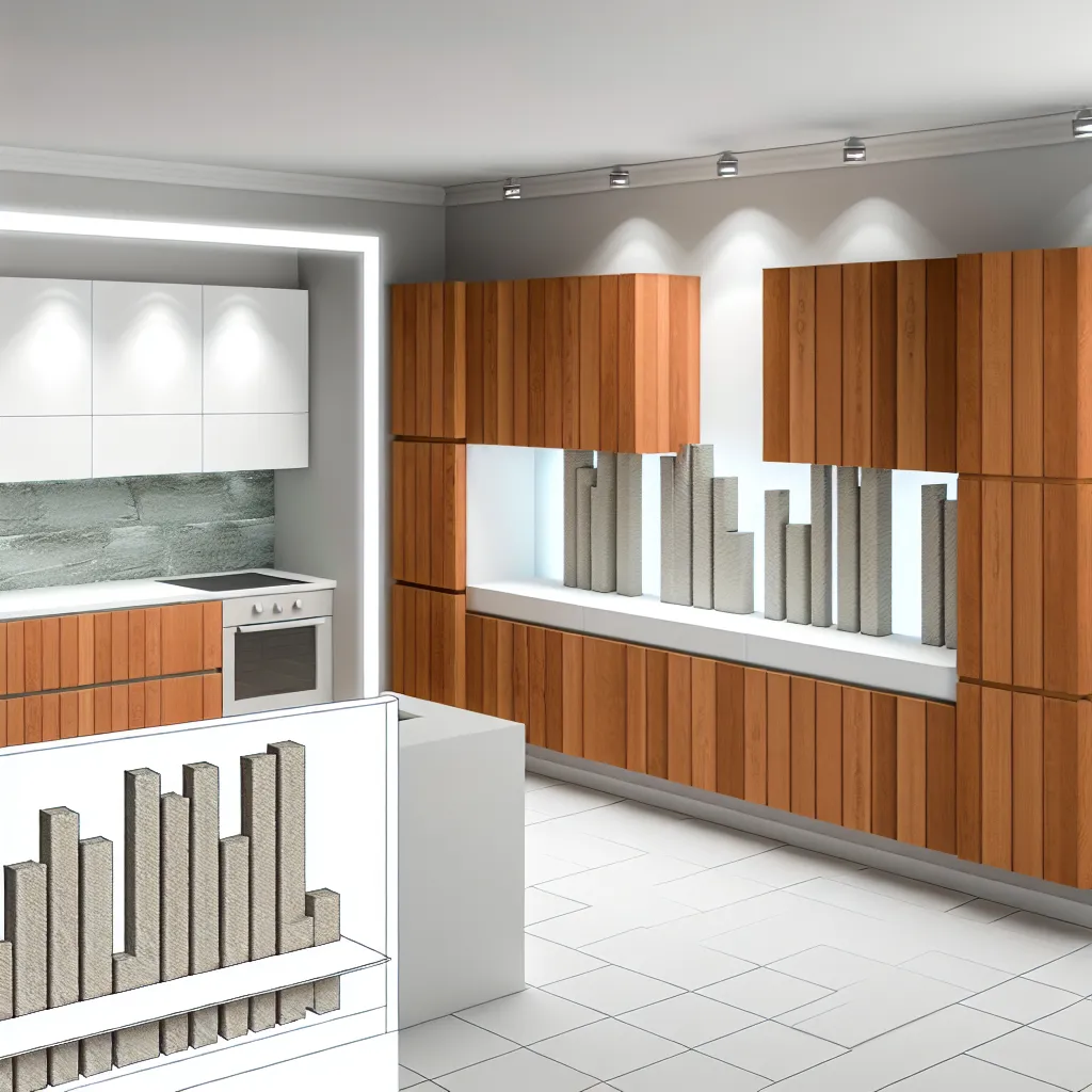 Vertical storage planning in modern kitchen